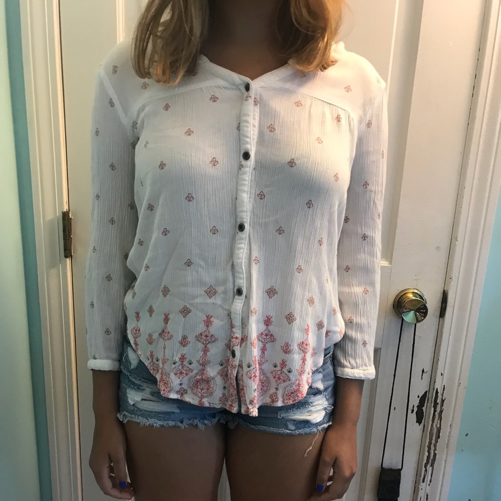 Flowy long sleeve shirt
